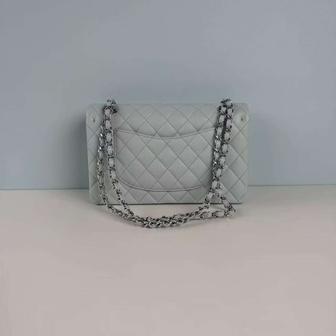 샤넬 클래식 미듐 스카이블루 지존샵 상품이미지3