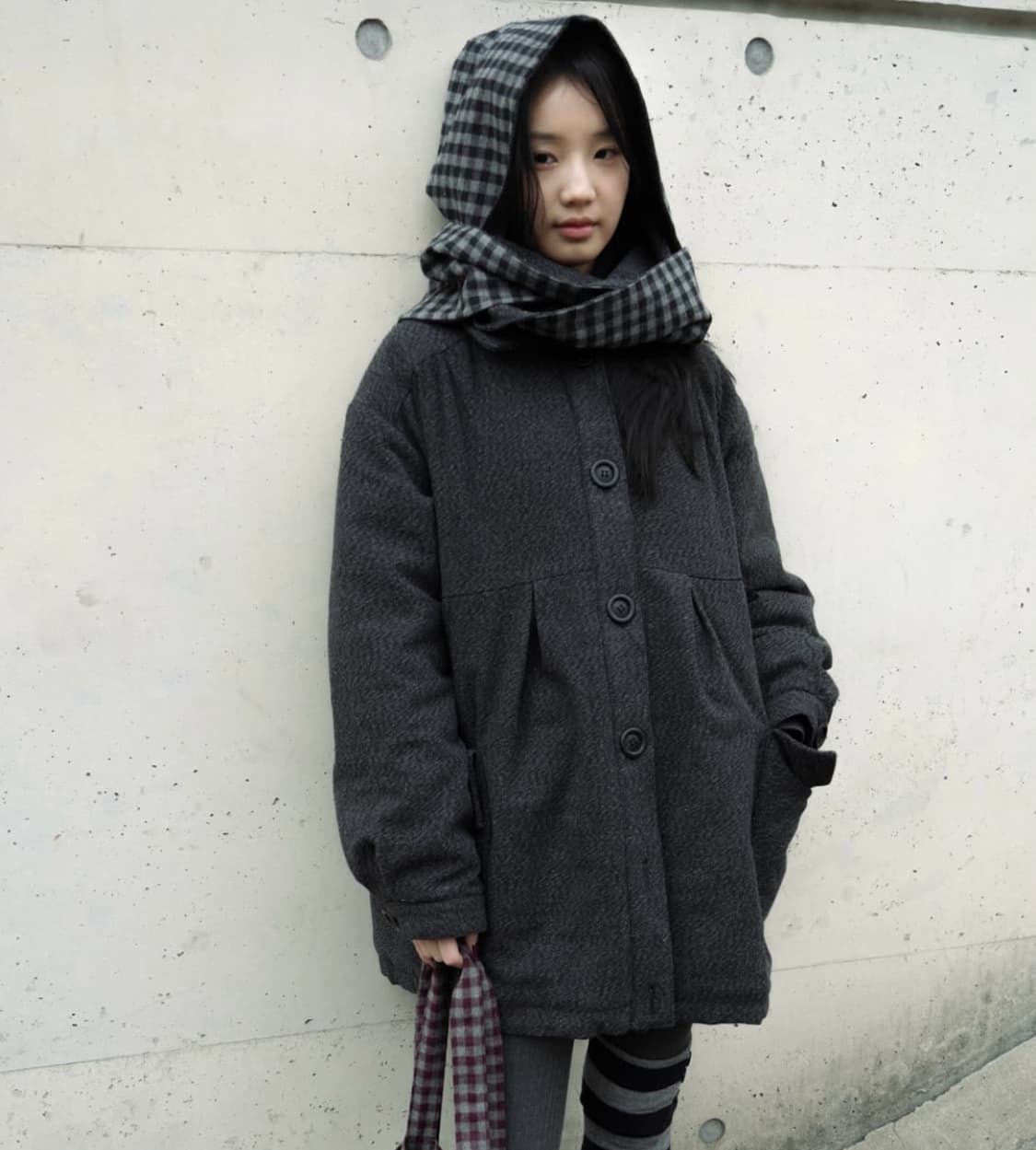 인앤양하모니 머플러코트 상품이미지2