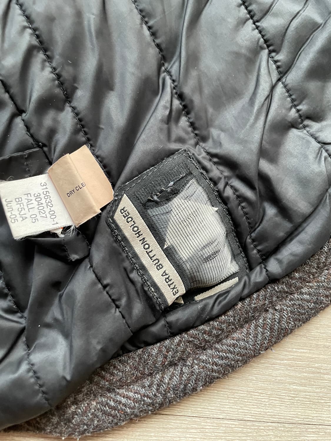 올드갭 울 헤링본 블루종 자켓 상품이미지9