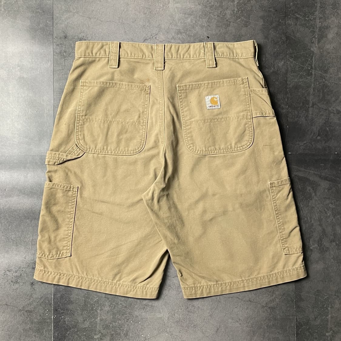 CARHARTT 칼하트 베이지 캔버스 카고 카펜터 쇼츠 A00984 상품이미지6