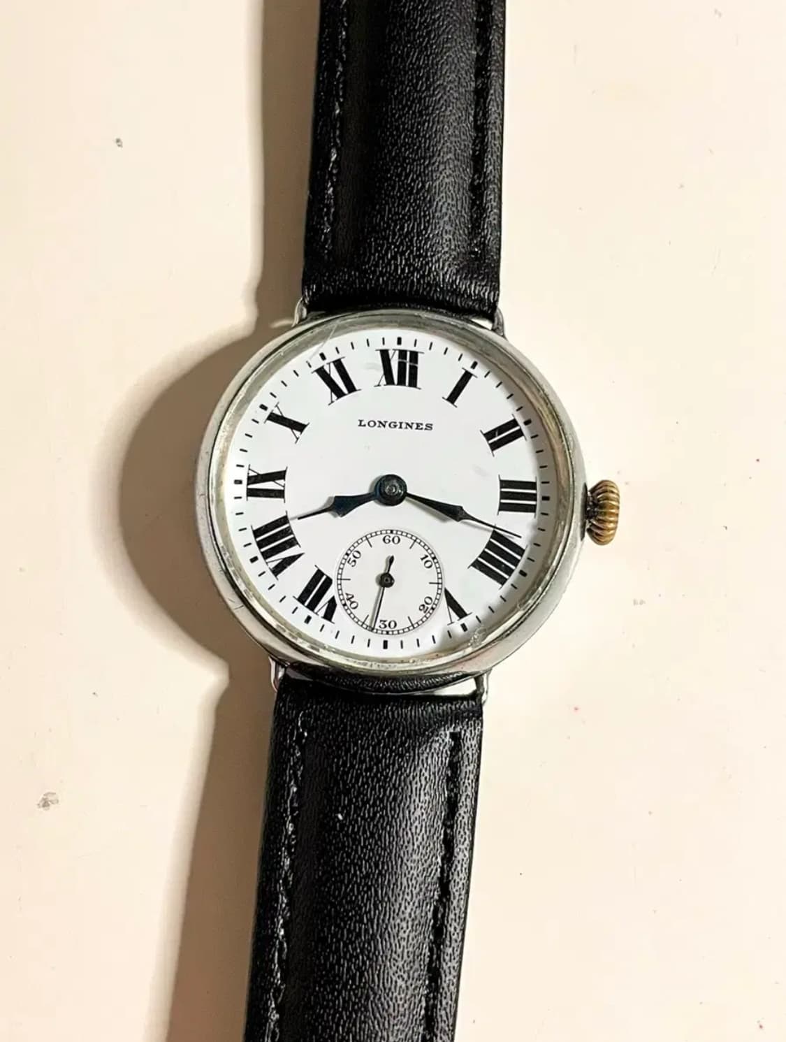 1930년대 빈티지 론진 로마 다이얼 수동 시계 앤틱 LONGINES 상품이미지3