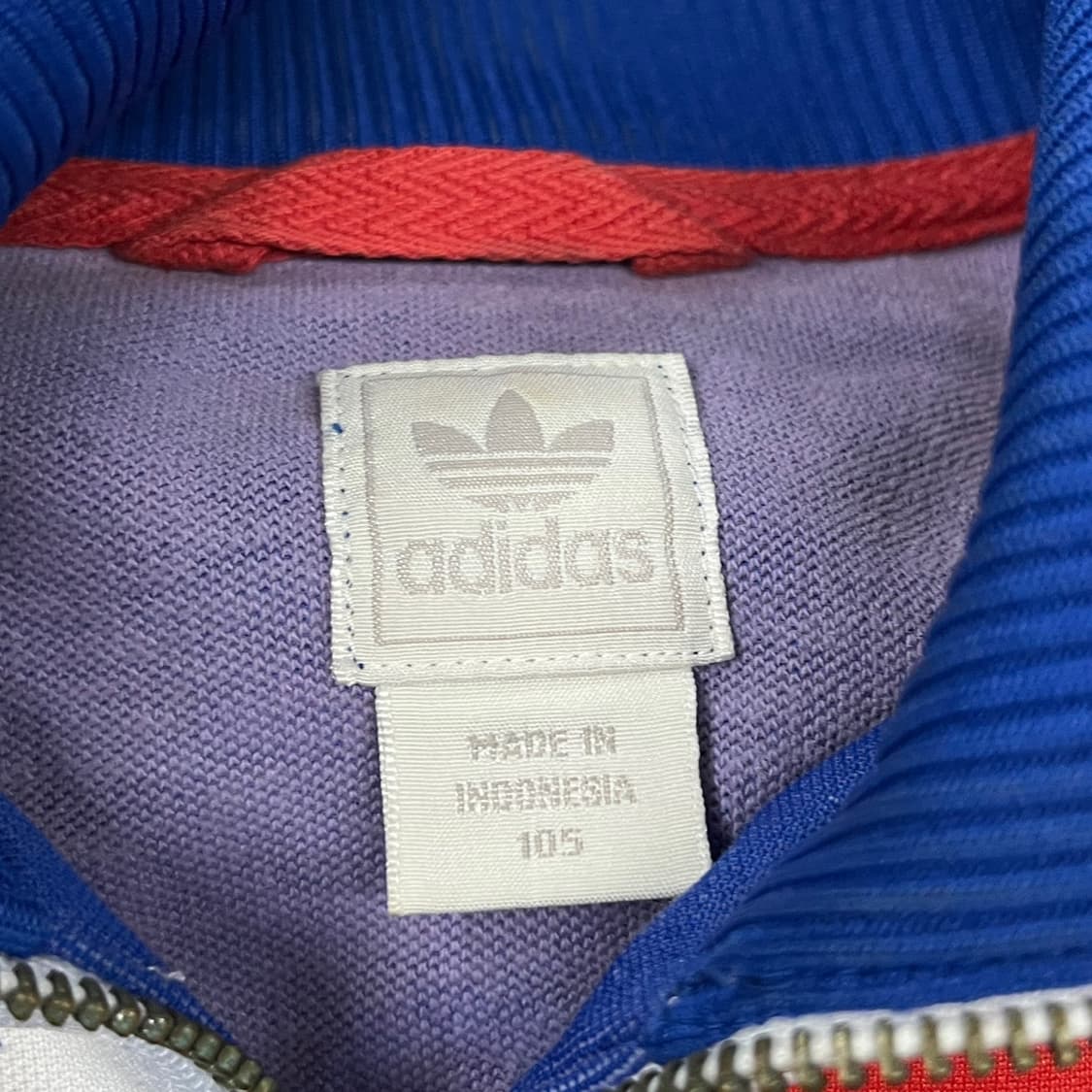 아디다스 도미니카 화이트 레드 블루 져지 트랙탑 105 상품이미지5