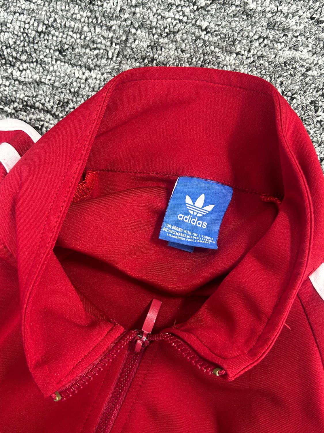 아디다스 파이어버드 버건디 레드 트랙탑 져지 2XL 상품이미지5