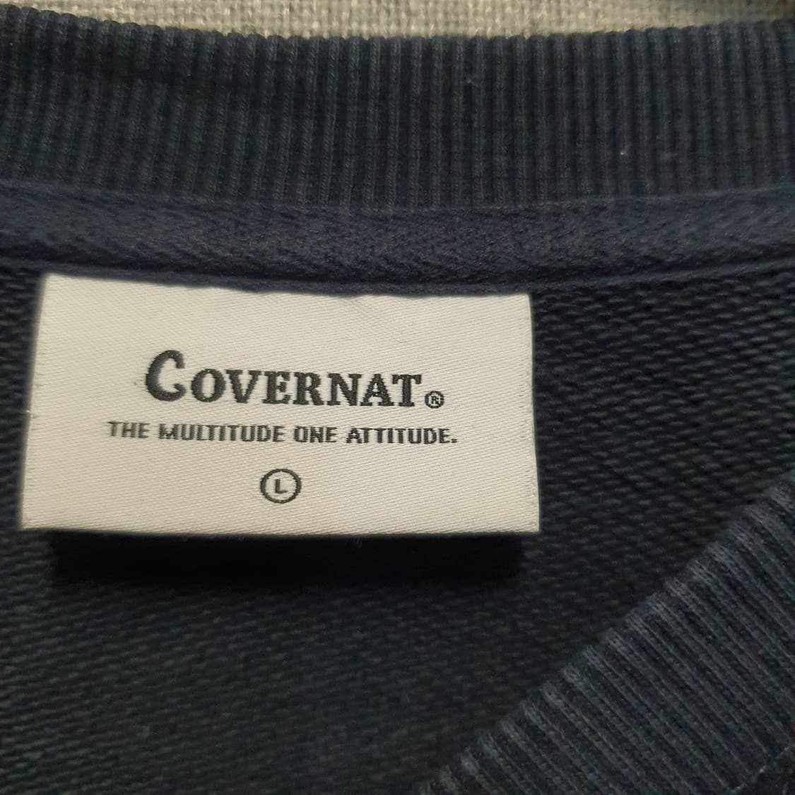 커버낫 남성 빅로고 맨투맨  상품이미지5