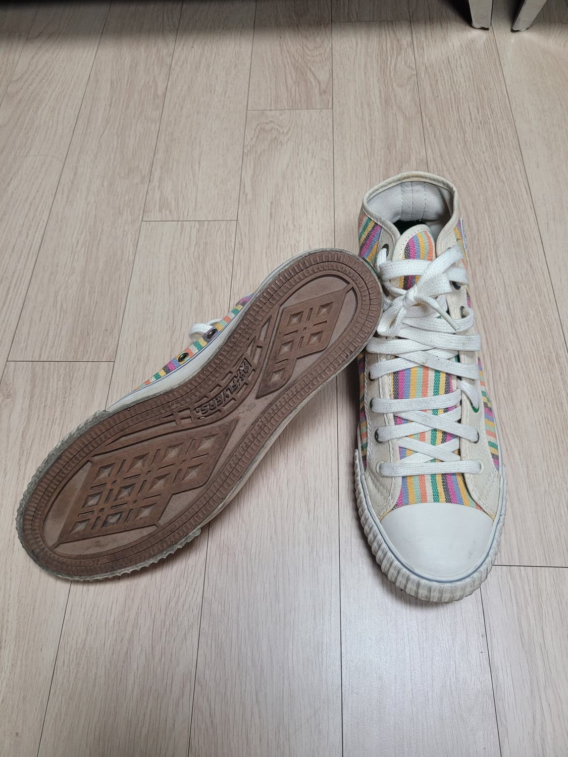 PF Flyers 남자 스니커 하이 280 레인보우 상품이미지9