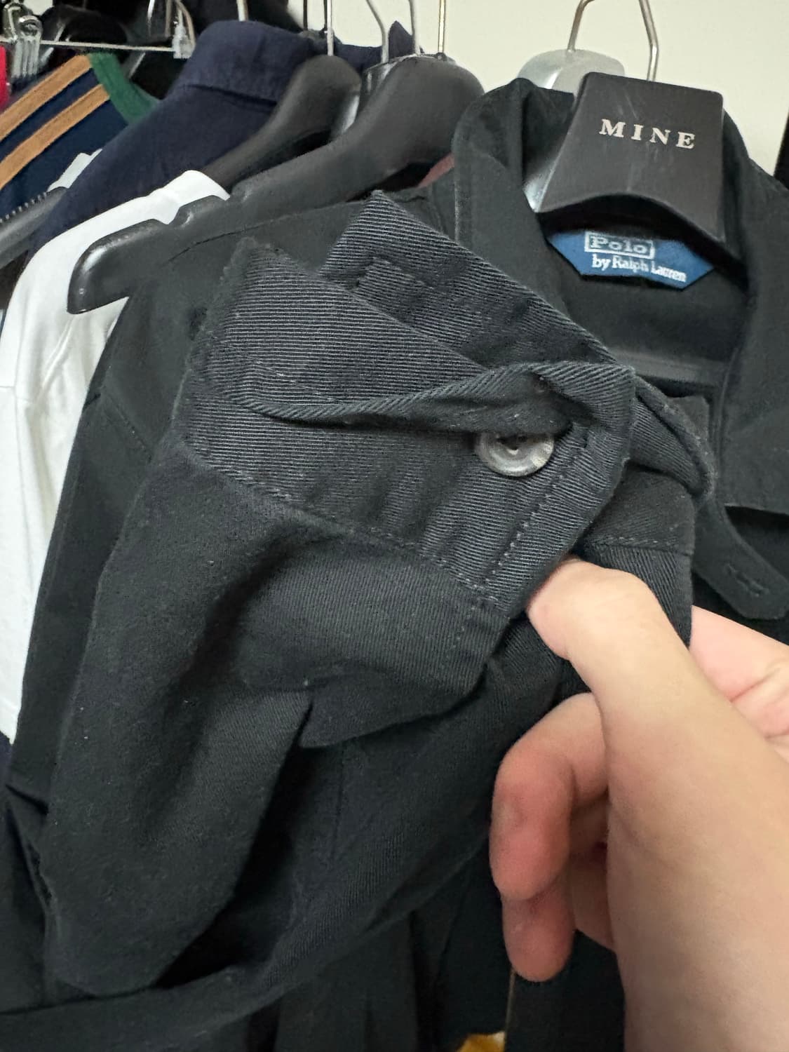 폴로 자켓 블랙 상품이미지4