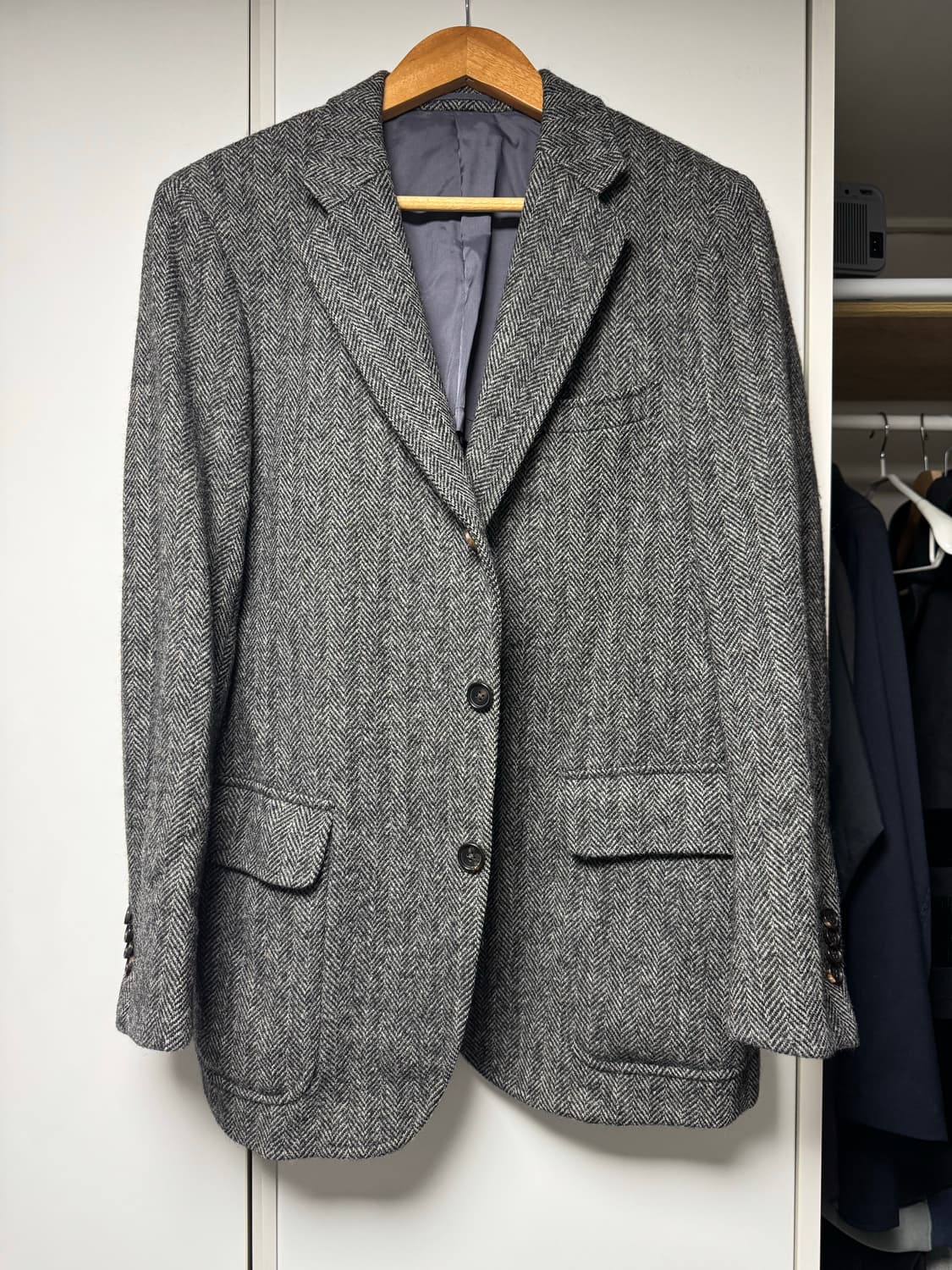 제이프레스 헤링본 트위드 자켓 (100사이즈) 상품이미지1