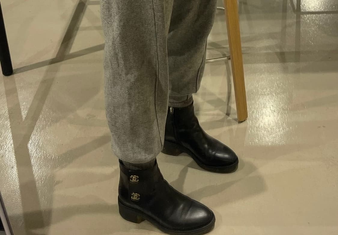 정품 샤넬 턴락 cc 부츠 상품이미지10