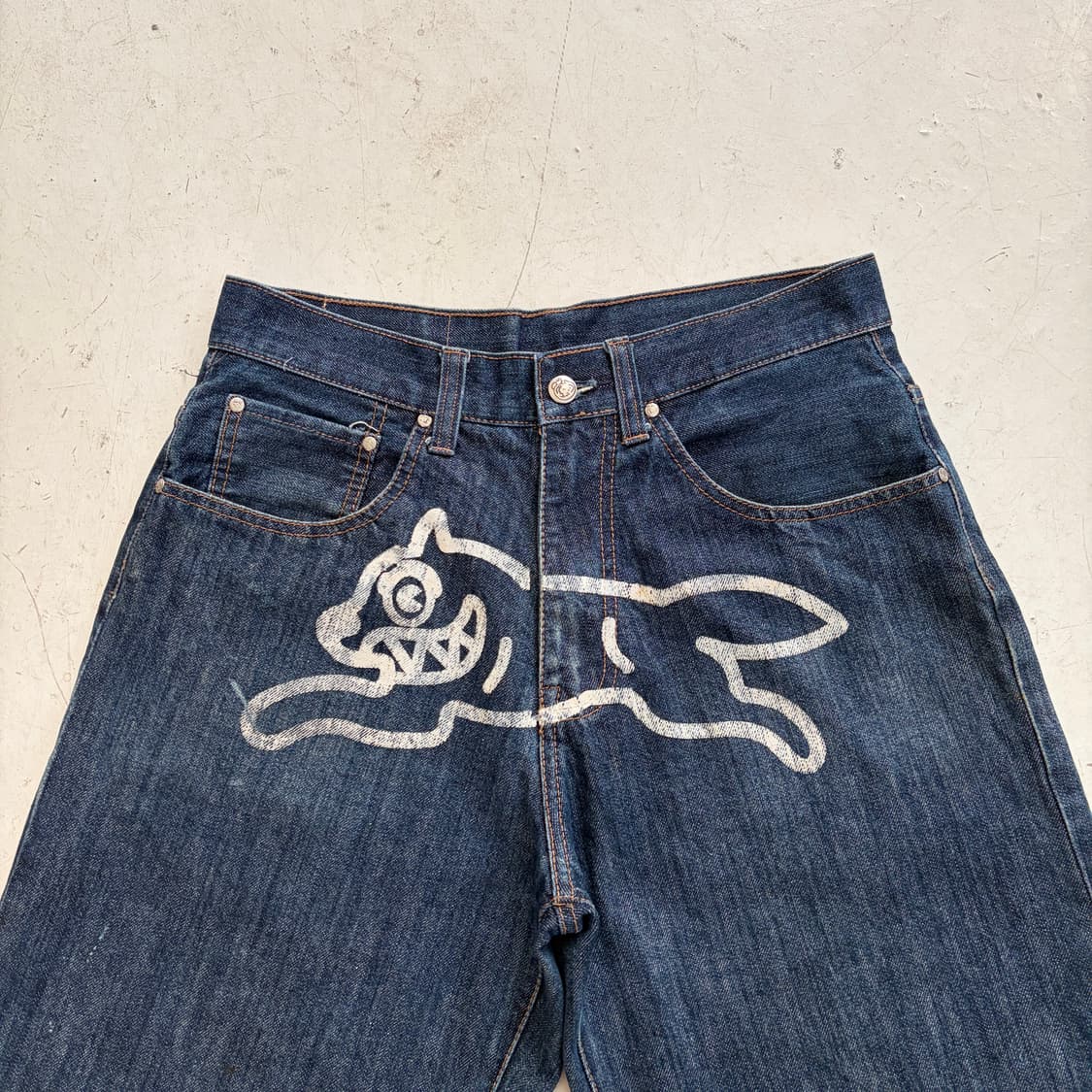 BBC 빌리네어 보이즈 클럽 러닝독 데님 반바지 S 상품이미지2