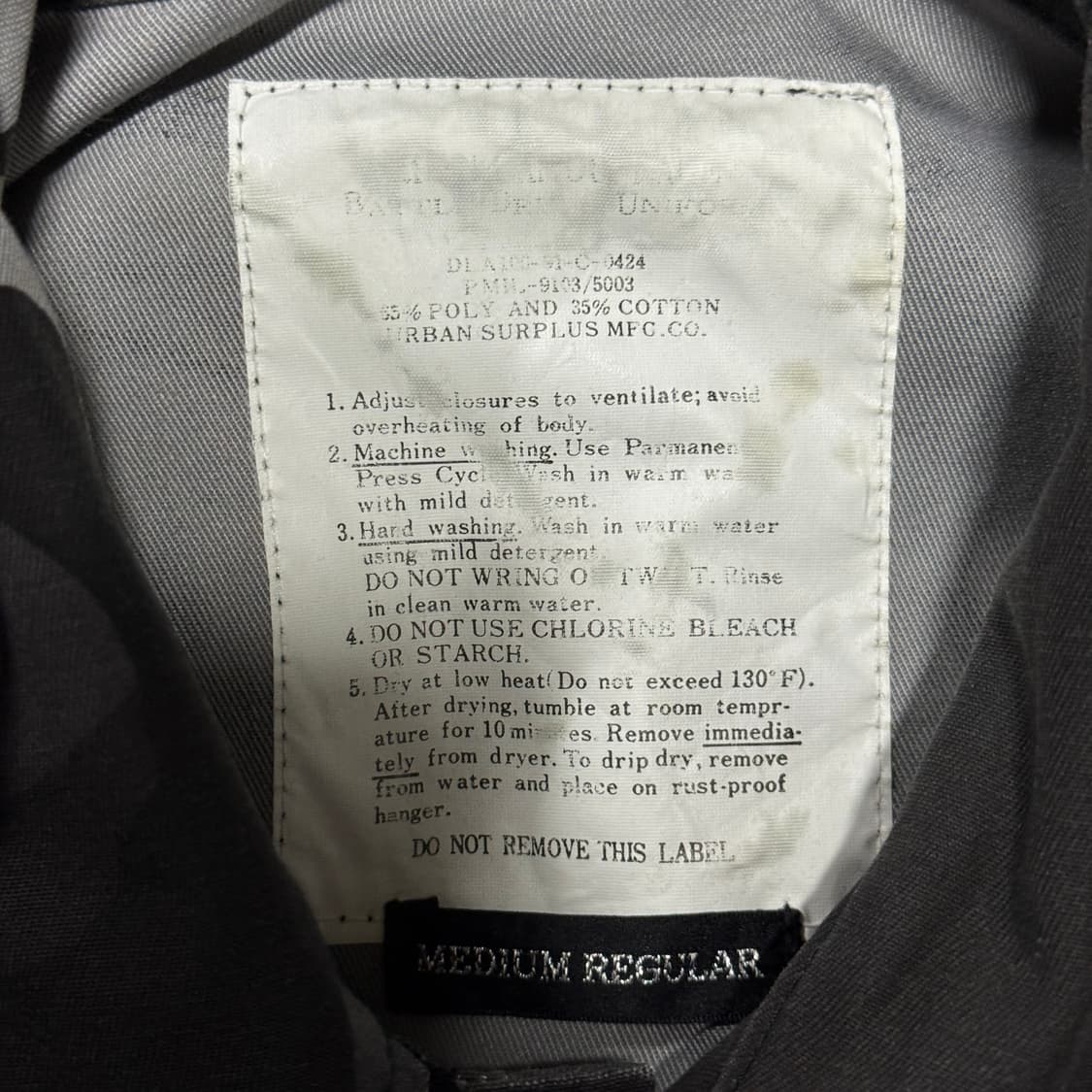 VTG 빈티지 풀 카모 밀리터리 필드 자켓 상품이미지5