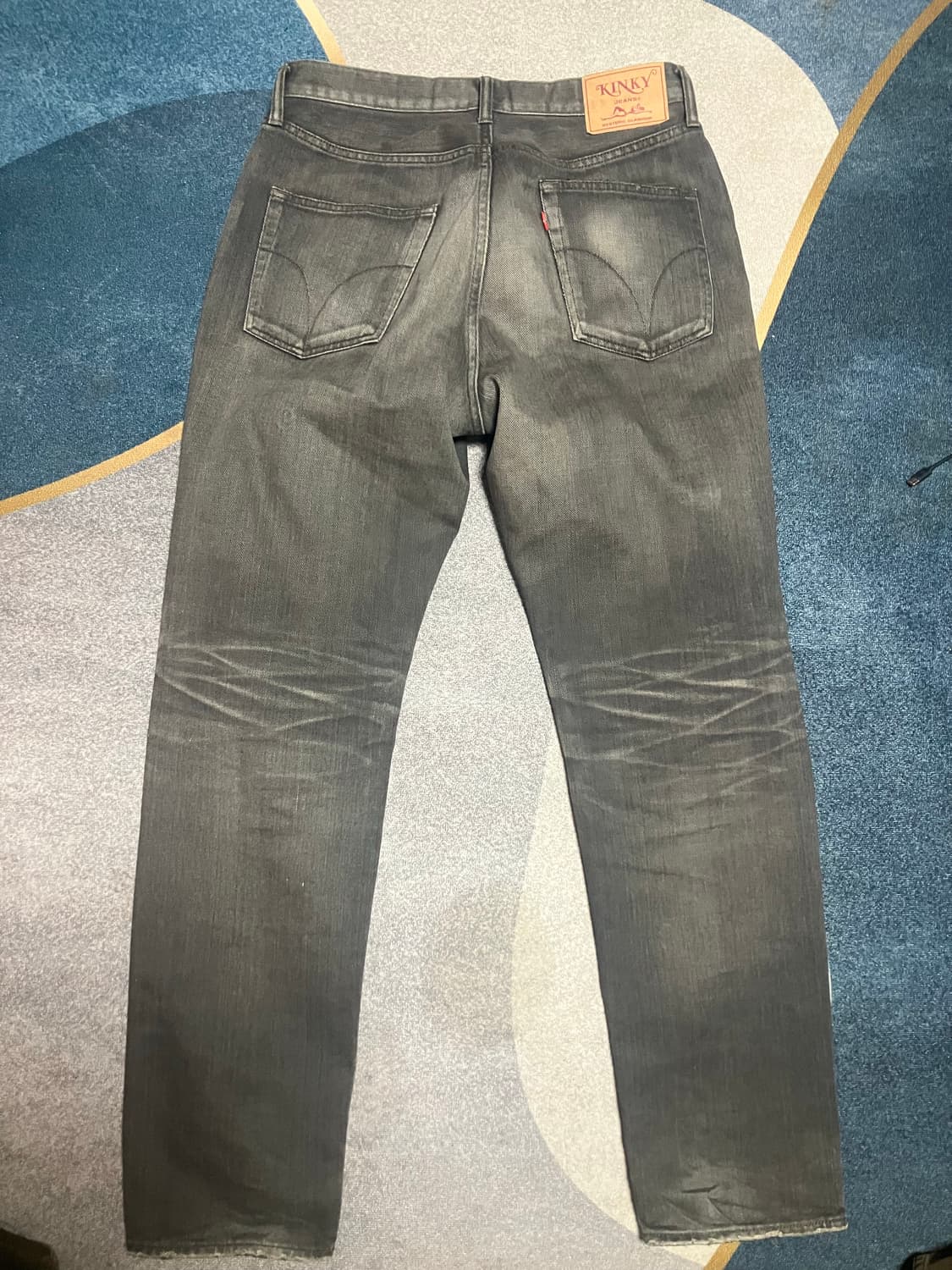 히스테릭 글래머 블랙 데님 팬츠 상품이미지2