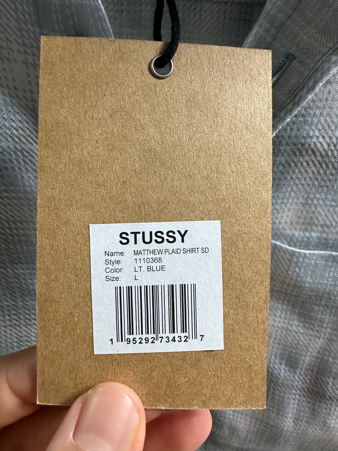 STUSSY 스투시 Matthew Plaid Shirt SD 셔츠 L 상품이미지2