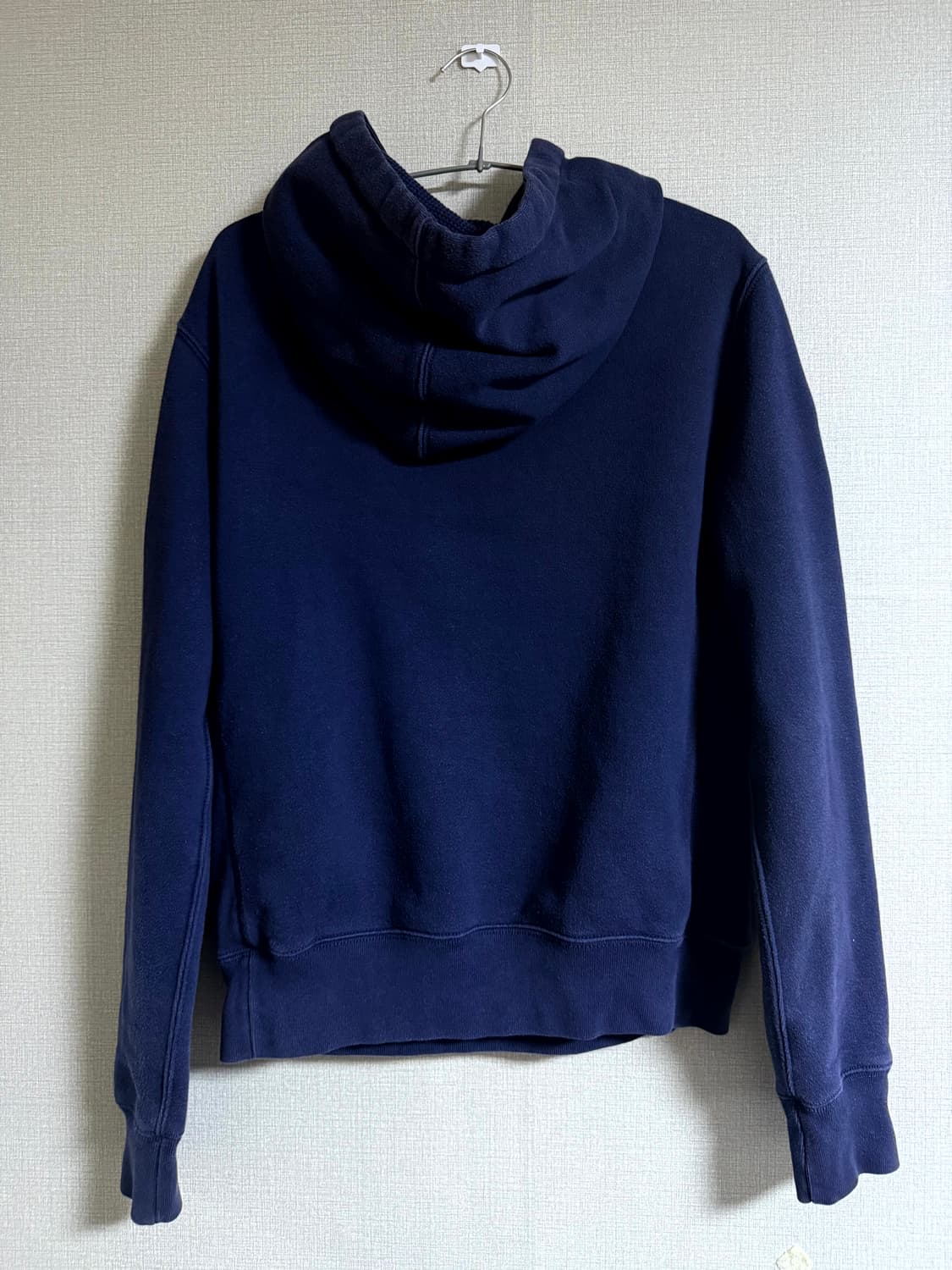 대장급 폴로 랄프로렌 00s 빅포니로고 네이비 써멀 후드티 상품이미지2