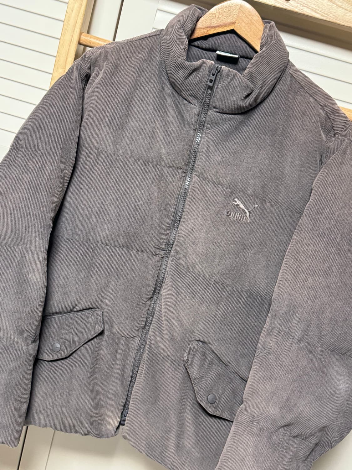 푸마 코듀로이 20fw 패딩 자켓 상품이미지3