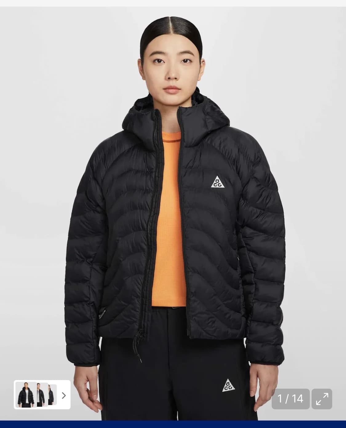 나이키 ACG 라바 플로우 여성 패딩 M 블랙 상품이미지2