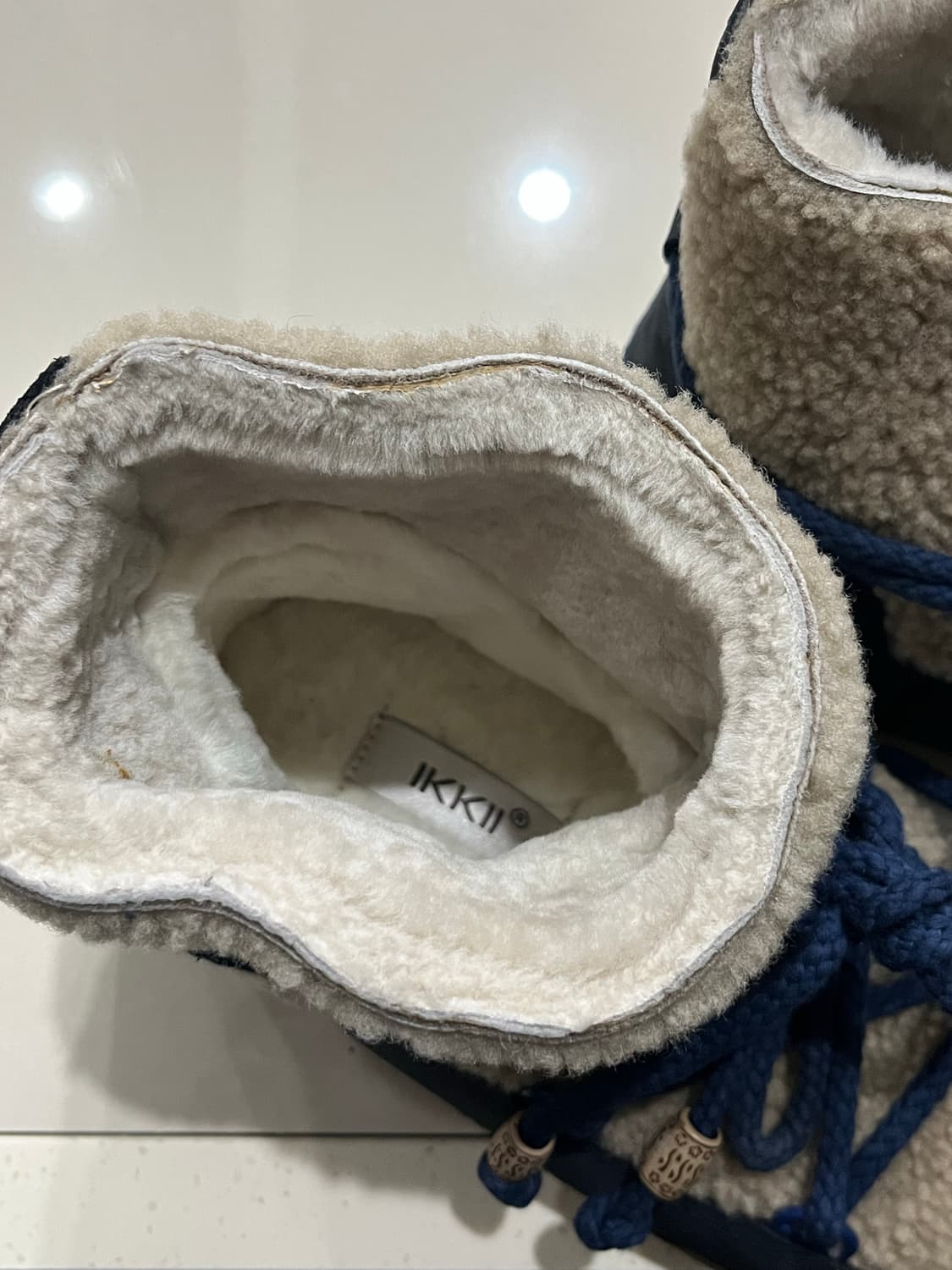 IKKII 스노우 부츠 네이비 상품이미지3