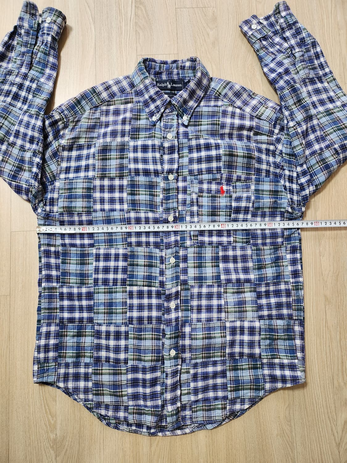 폴로랄프로렌 패치워크셔츠 (L 상품이미지6
