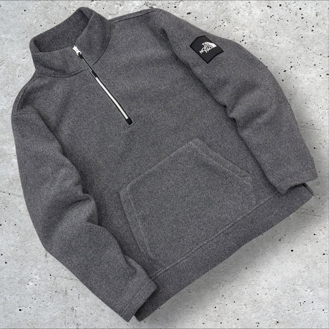 [M] 노스페이스 화이트라벨 하프집업 플리스 회색 B364 상품이미지1