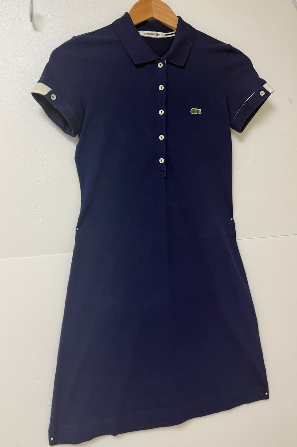 💙LACOSTE 라코스테 카라 원피스 네이비 반팔 44-55💙 상품이미지2