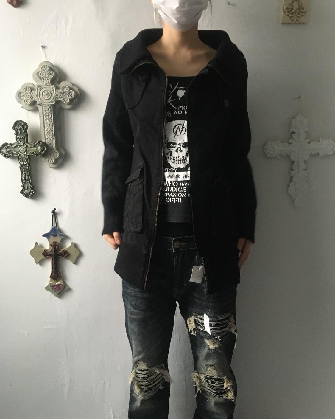 High neck cotton jacket 상품이미지7