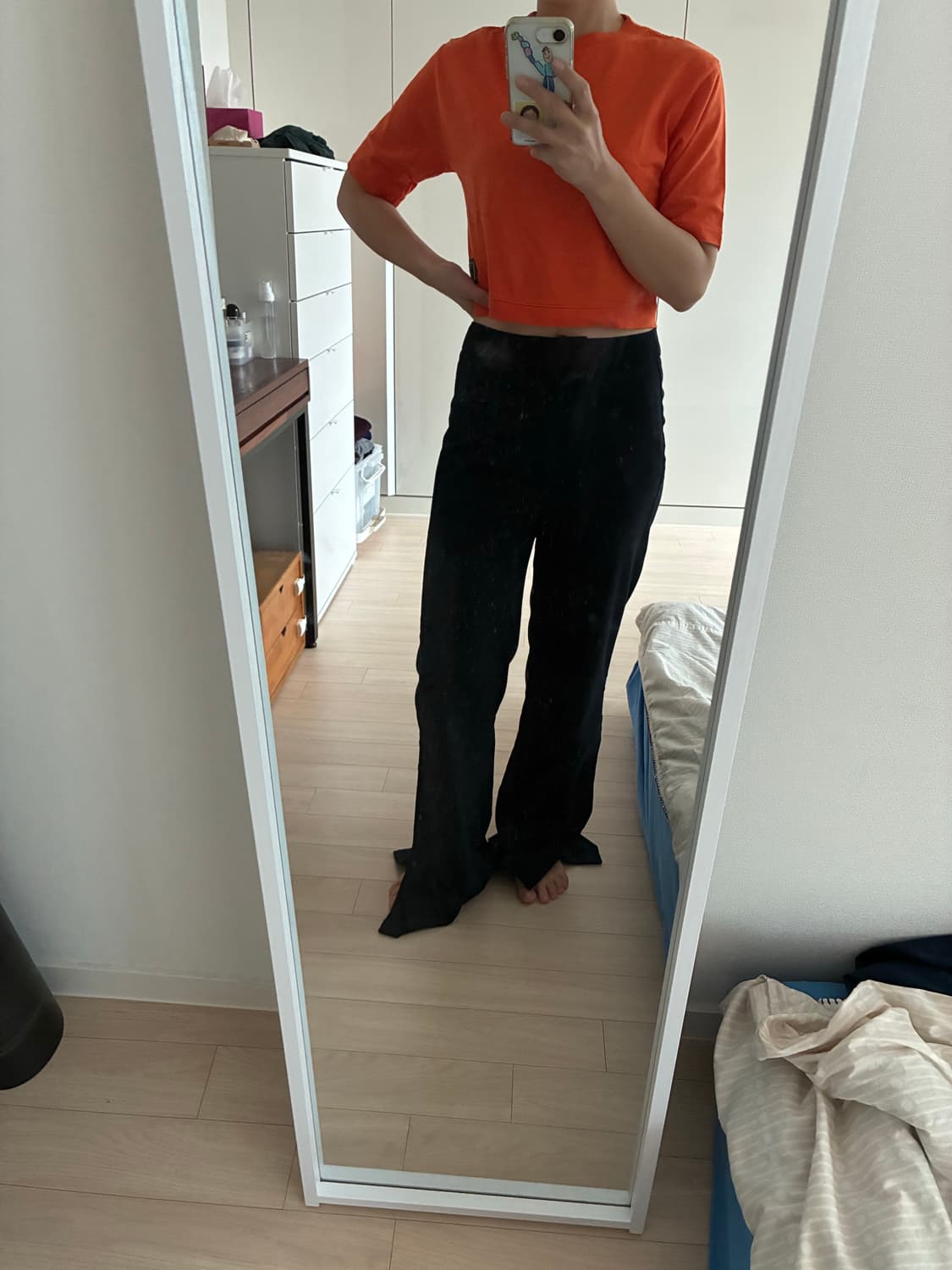 [정품] 앤더슨벨 사이드 스냅 슬릿 슬랙스 - M (27-28인치)  디 상품이미지8