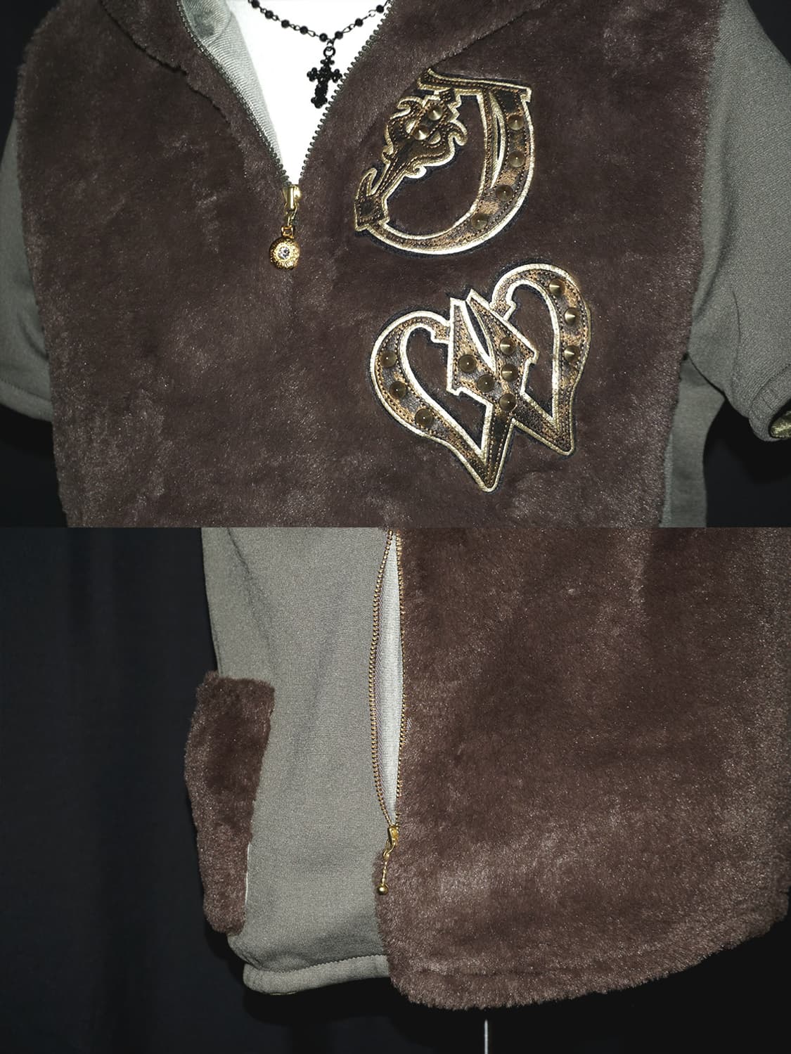 (dance with dragon) punk fur hood 상품이미지3