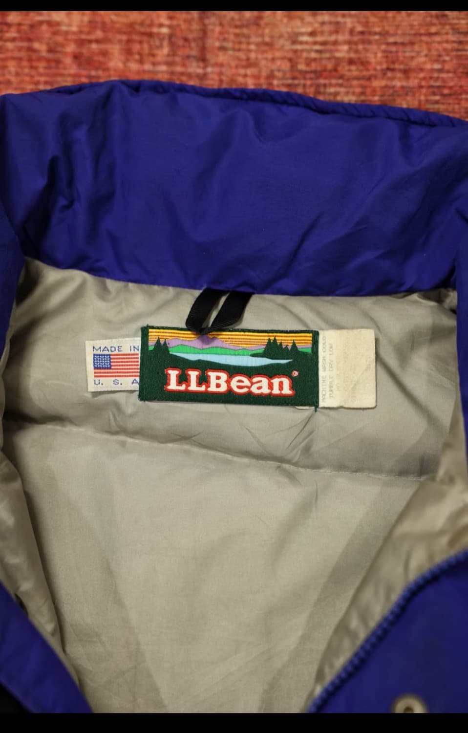 80s 빈티지 엘엘빈 다운 자켓 판매 상품이미지5