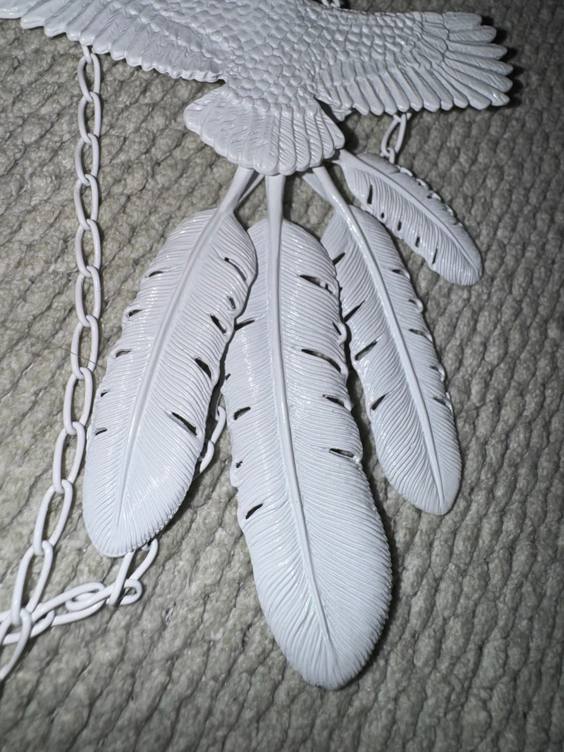 캐피탈 독수리 목걸이 화이트 상품이미지3