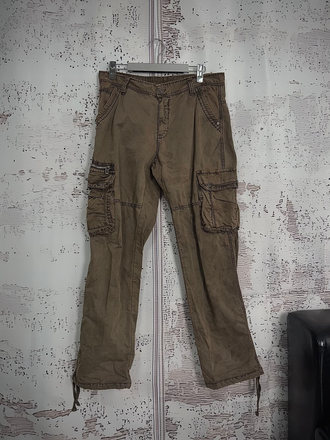 Brown Y2K cargo pants 상품이미지1