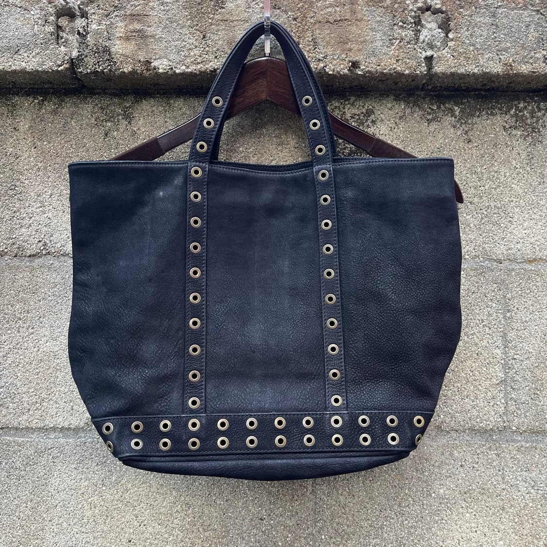 [OS] Vanessa Bruno 블랙 레더 토트백 상품이미지2