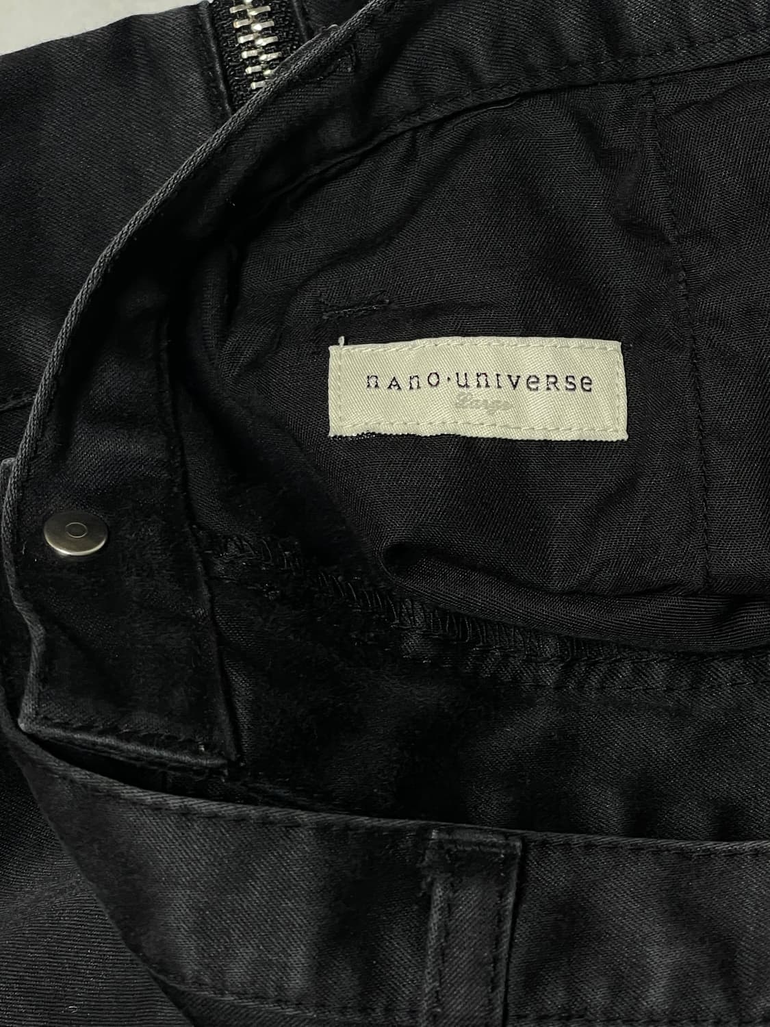 (Nano universe)zipper black jean 상품이미지8