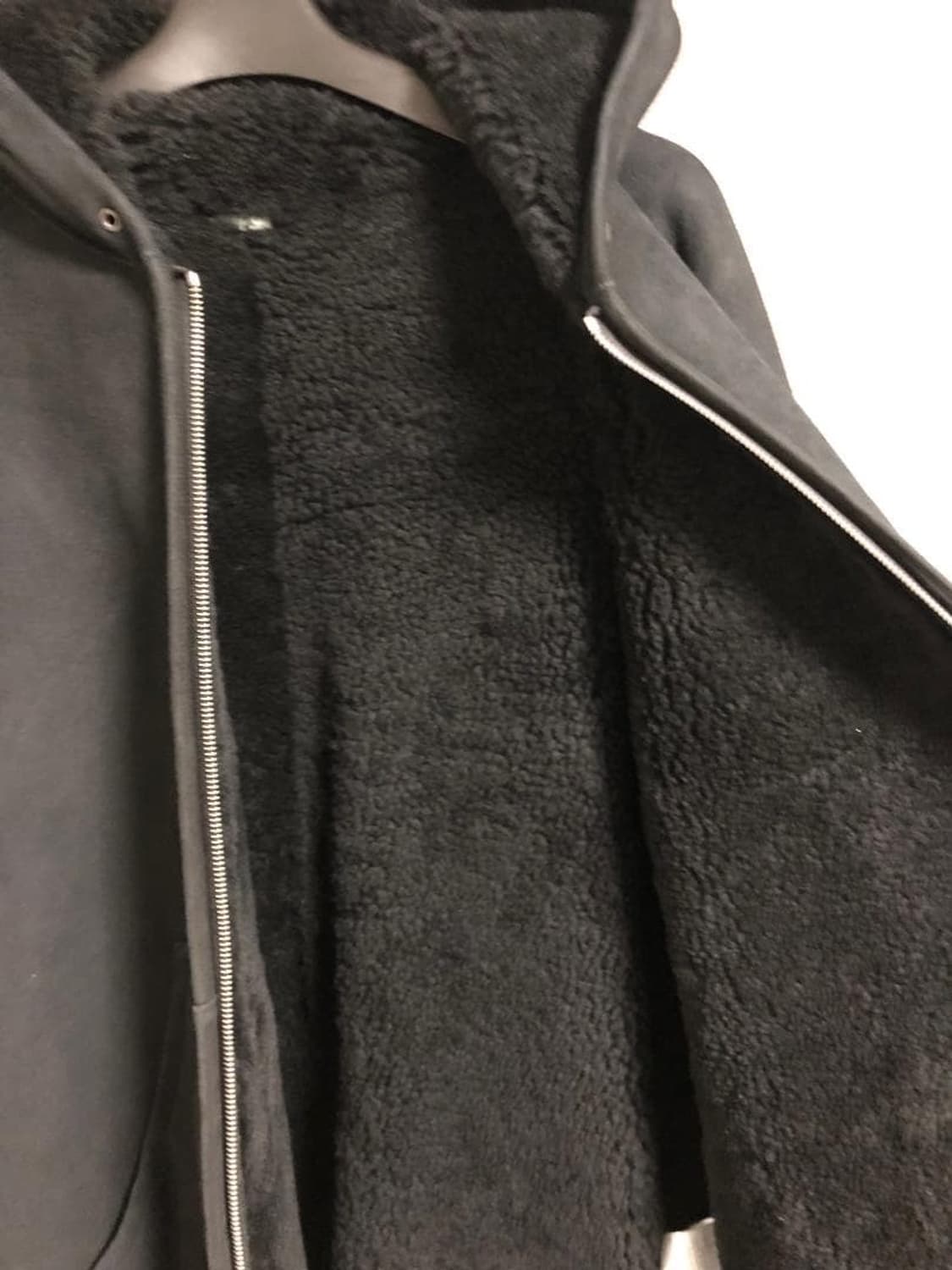 25ss Mouton ZIP leather Hoodie 상품이미지5