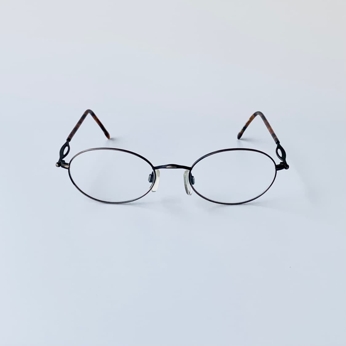 814 빈티지안경 데드스탁 픽키 클래식 오벌 메탈 안경테 상품이미지2