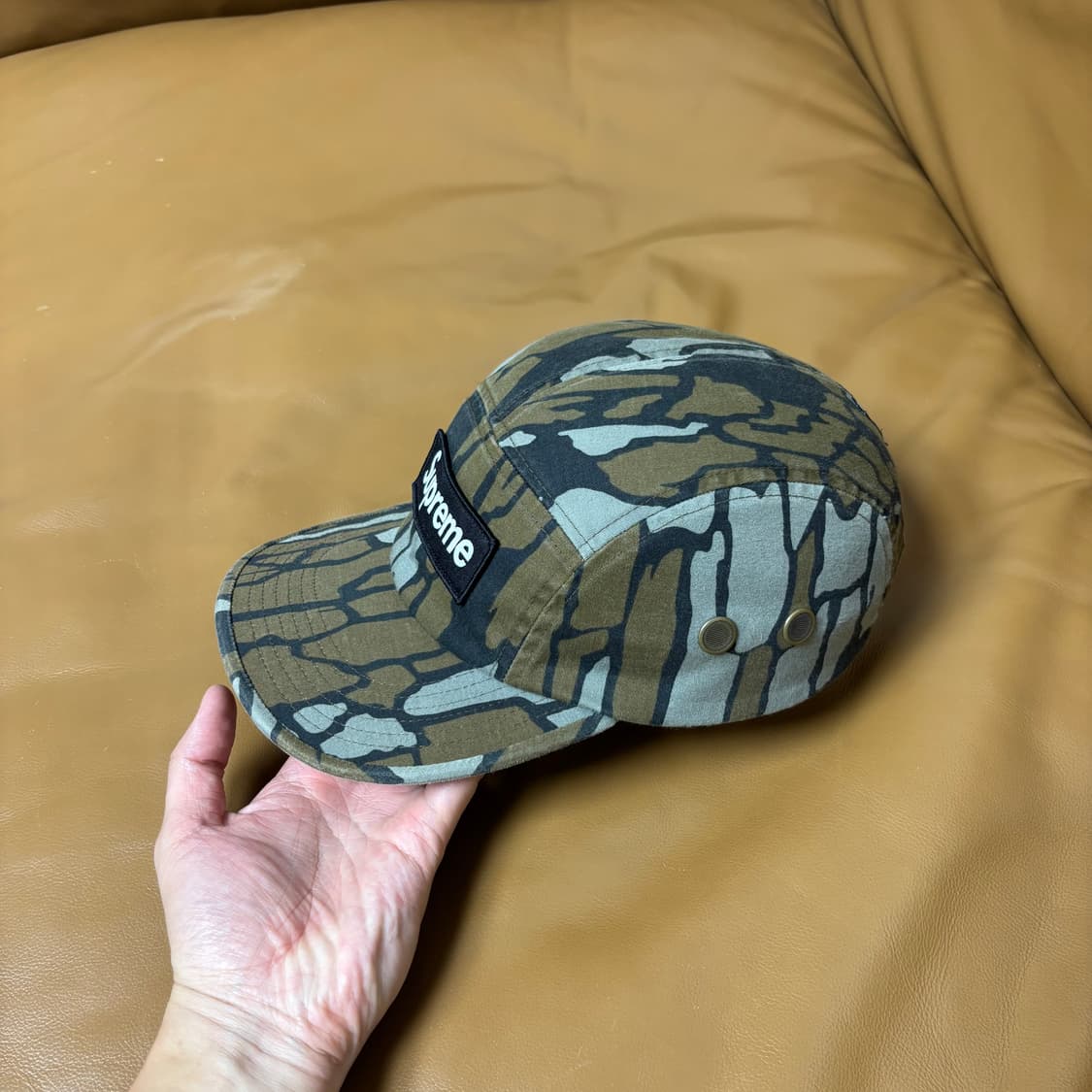 Supreme 슈프림 밀리터리 워시드 카모 캠프캡 모자 (Camo) 상품이미지4