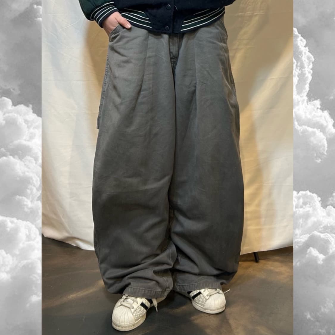 Wrangler grey cargo pants 상품이미지3