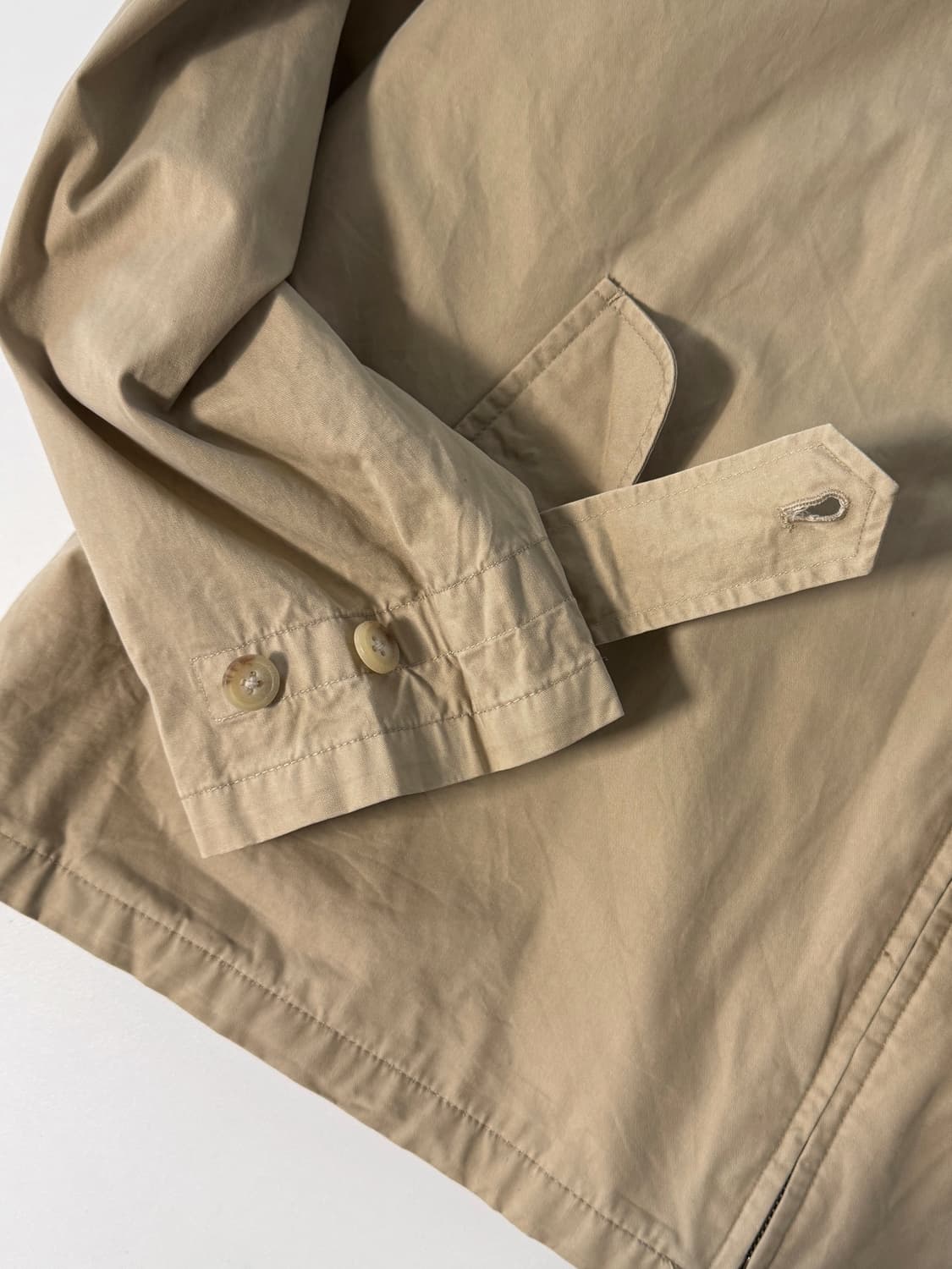 폴로 랄프로렌 오버핏 코튼 바라쿠타 베이지 헤링턴 자켓 상품이미지7