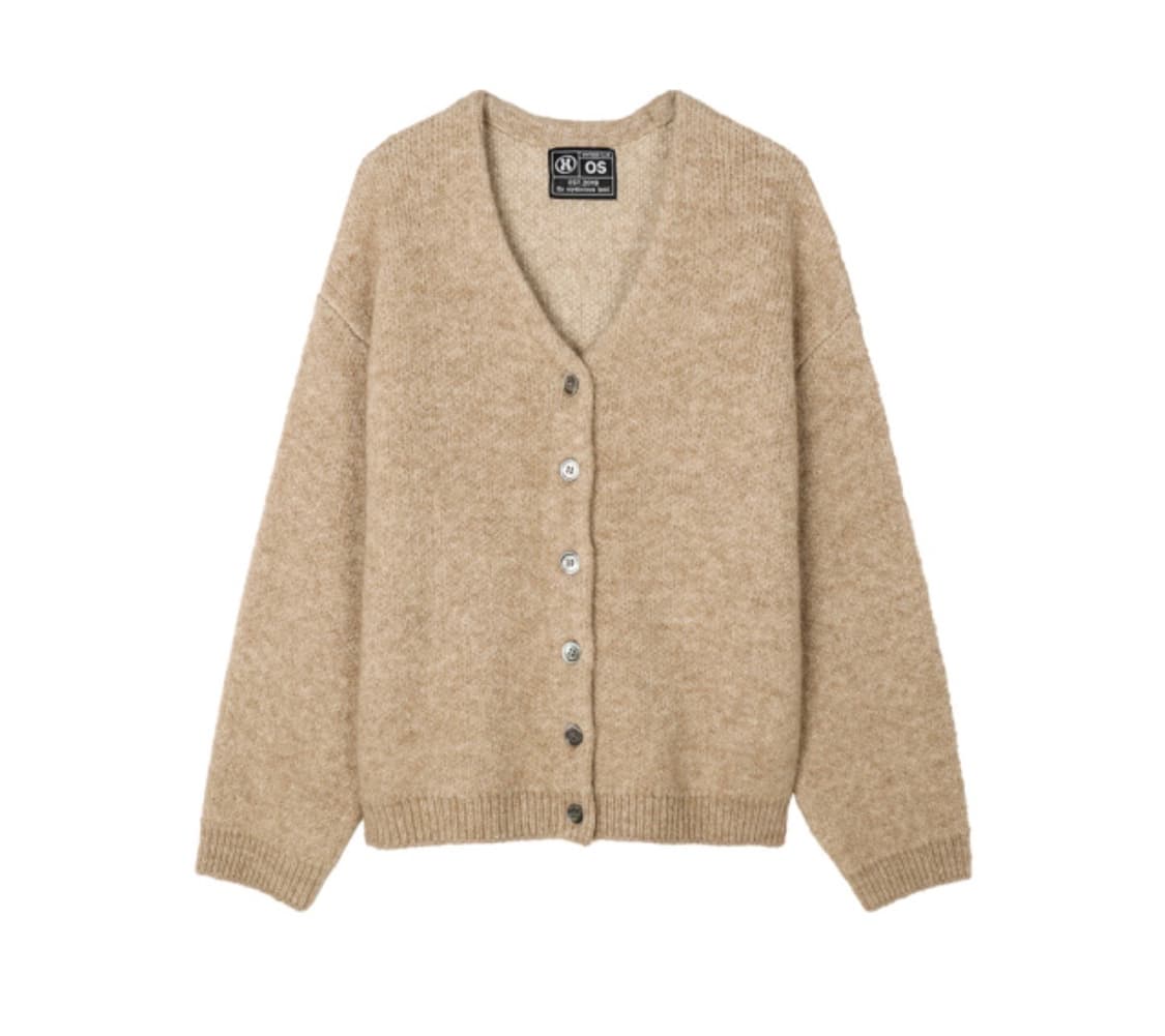 더미스테리어스호텔 알파카 울 오버 가디건 상품이미지6