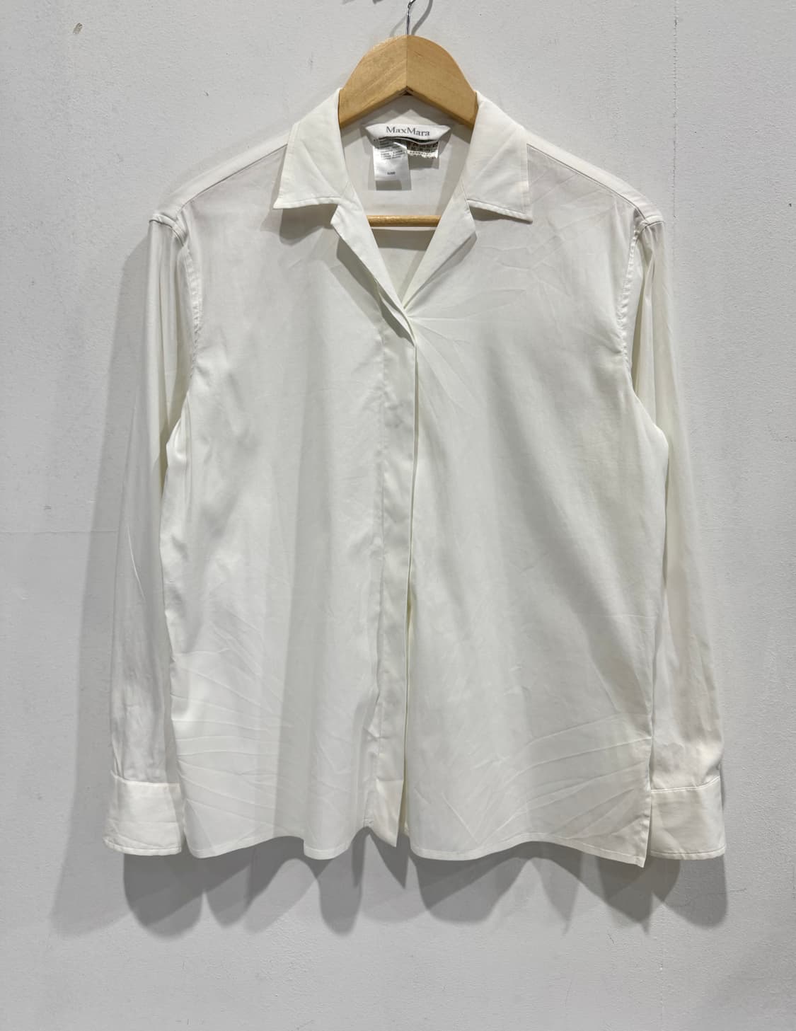 MaxMara 흰색 블라우스 40 사이즈 정품 상품이미지1