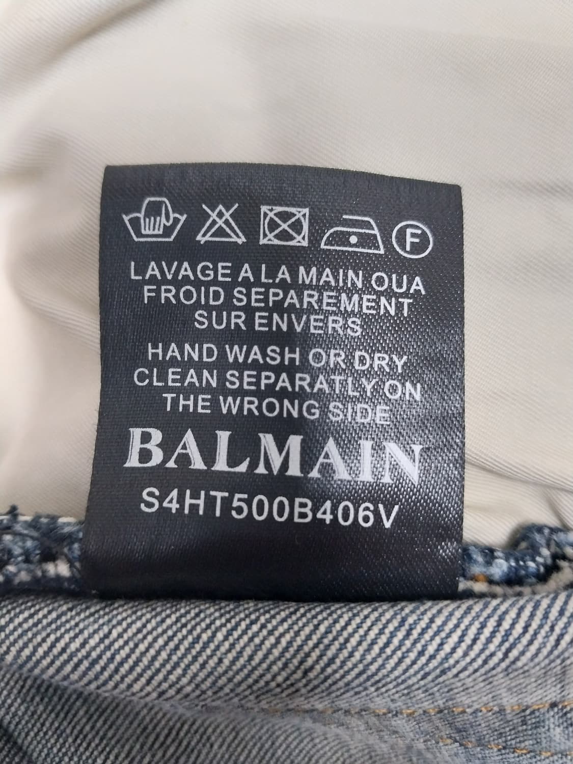 [36] 정품 발망 빈티지워싱 바이커 스키니진 청바지 상품이미지10