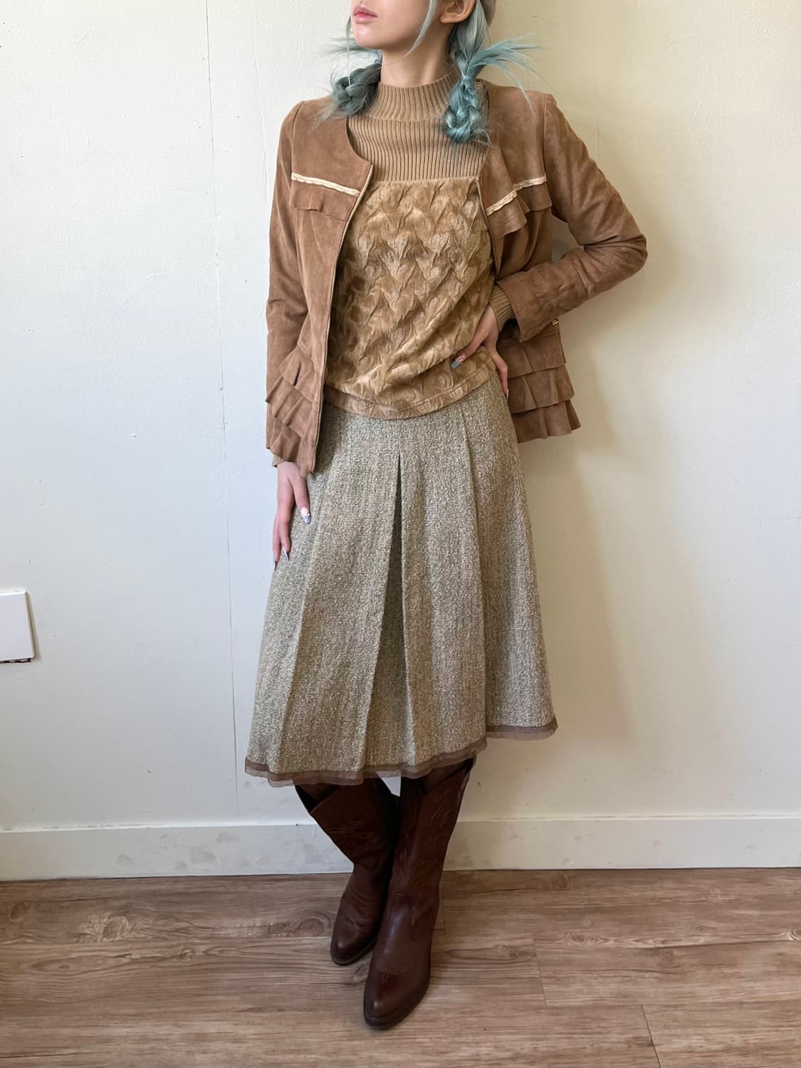 ANTI-LABEL JEAN DOLLY GIRL 스웨이드 자켓 상품이미지5