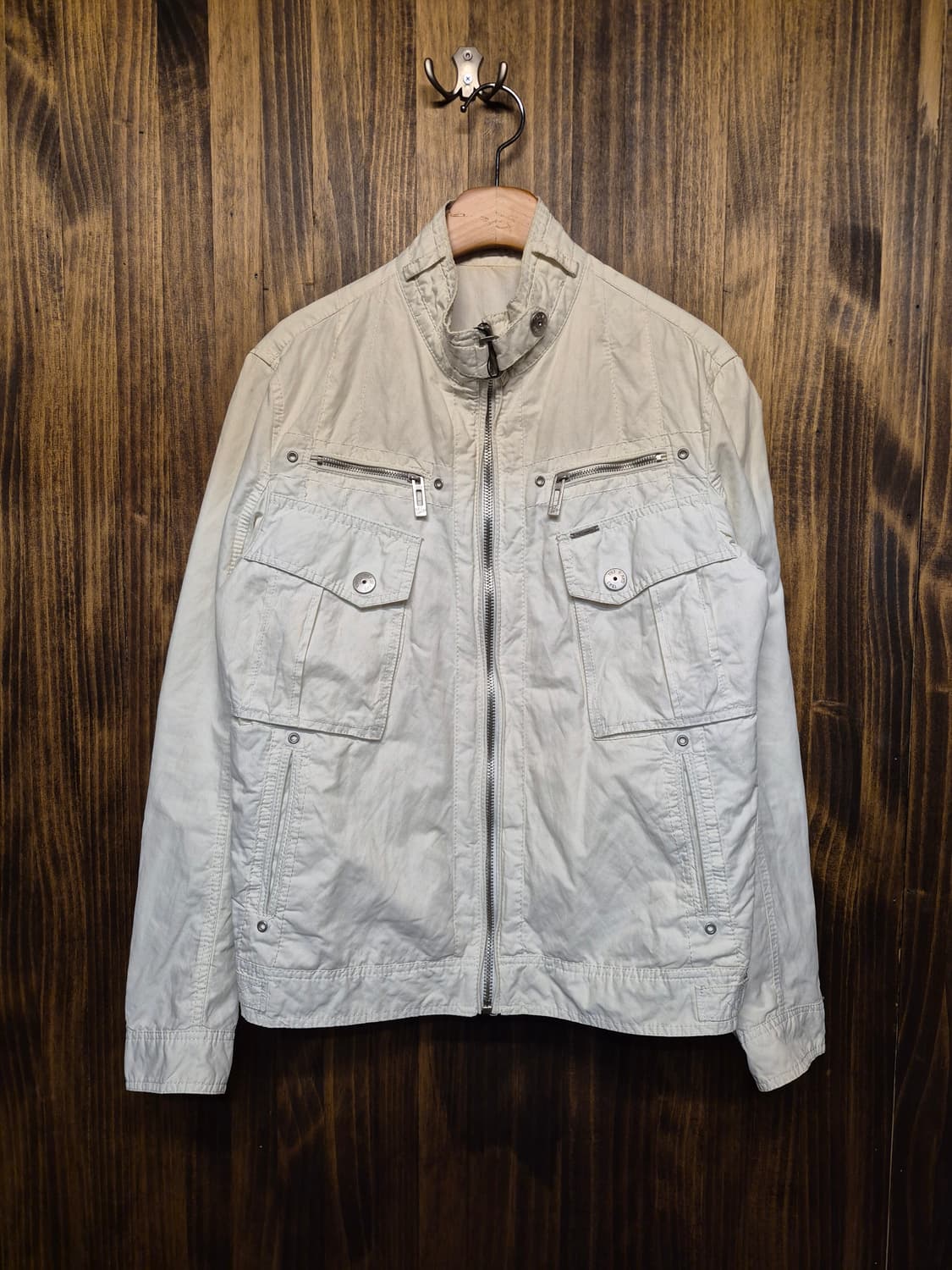 VINTAGE WHITE DETAIL ZIPUP  상품이미지2