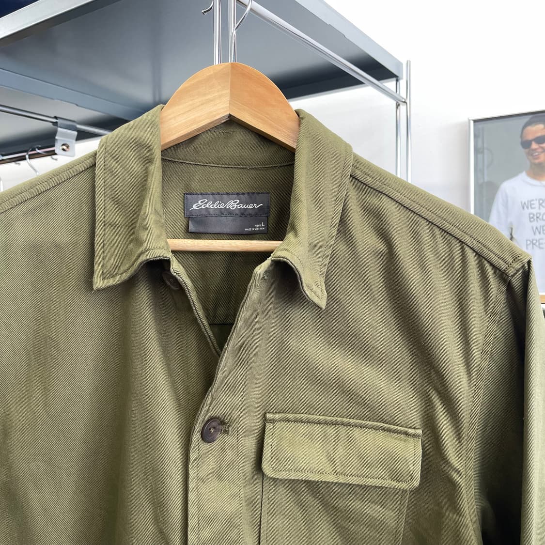 에디바우어 올리브 초어 자켓 (L) 상품이미지2