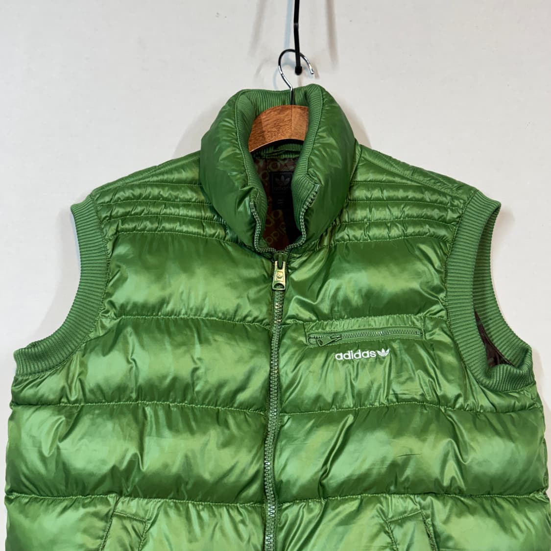 XL) 아디다스 파이어버드 2way 집업 패딩 조끼 베스트 상품이미지3