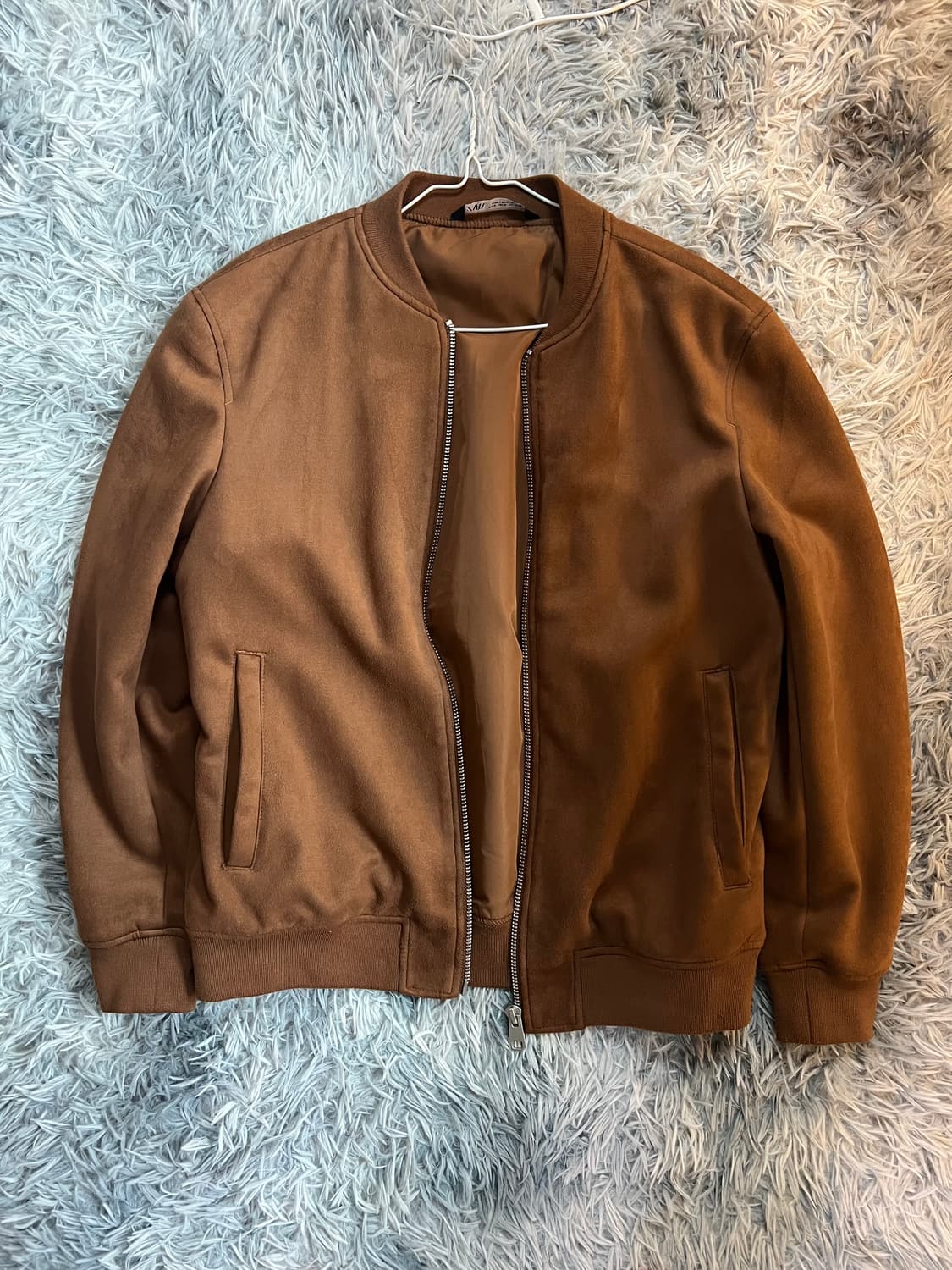 자라 스웨이드 자켓 브라운 상품이미지1