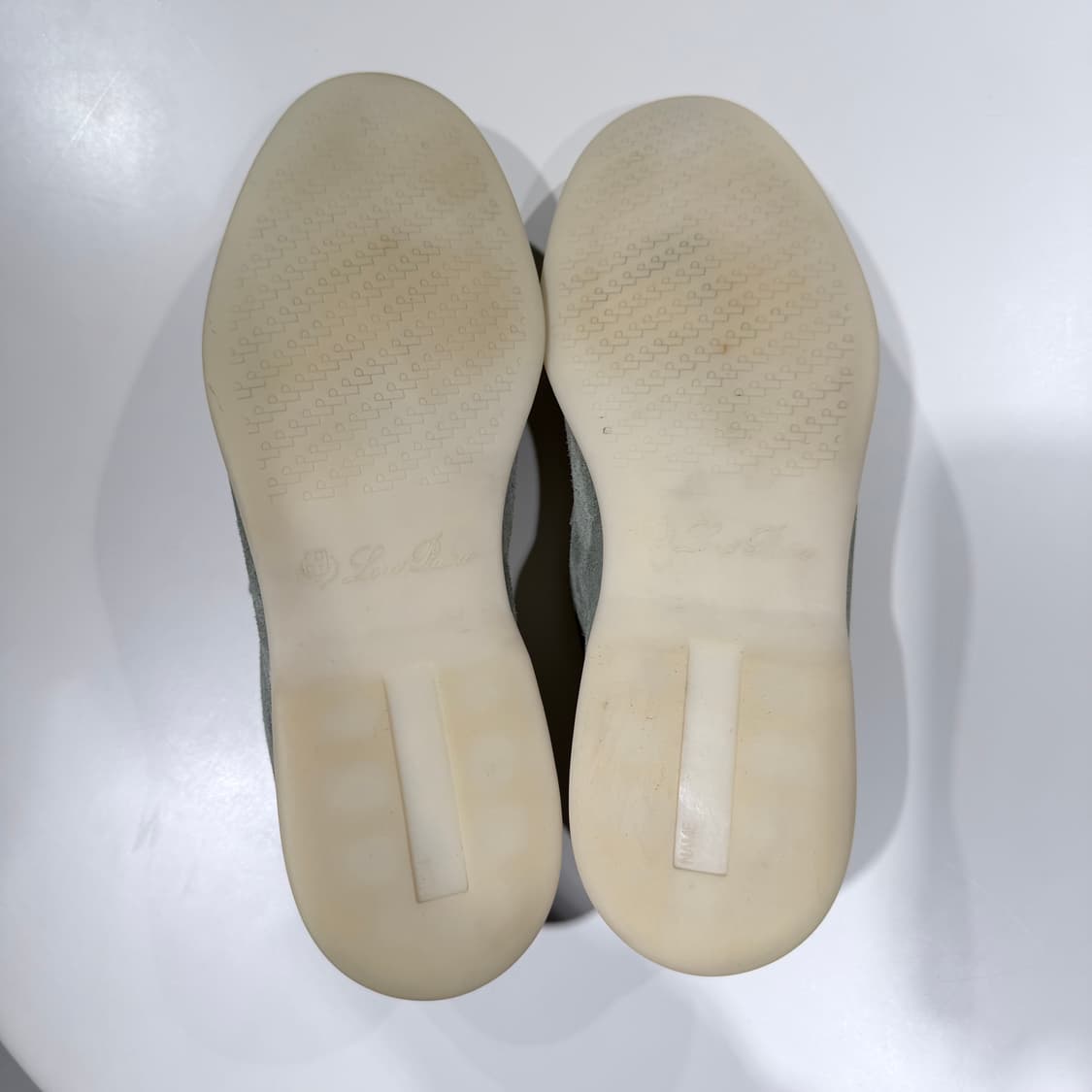 (A/41.5) / 로로피아나 썸머 워크 스웨이드 로퍼 그린 상품이미지7