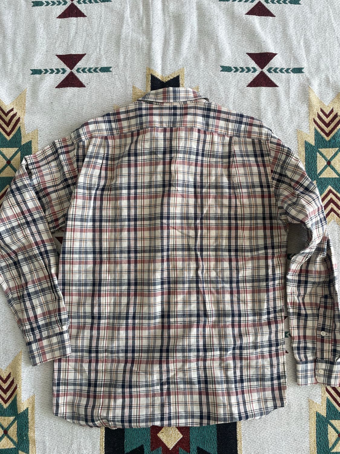 RRL 린넨코튼 체크셔츠(M) 상품이미지6