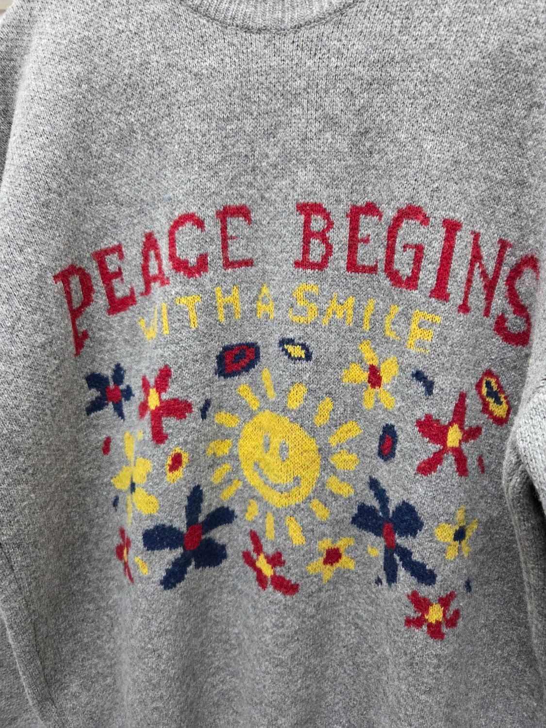 빅웨이브 피스비긴즈 니트 상품이미지2