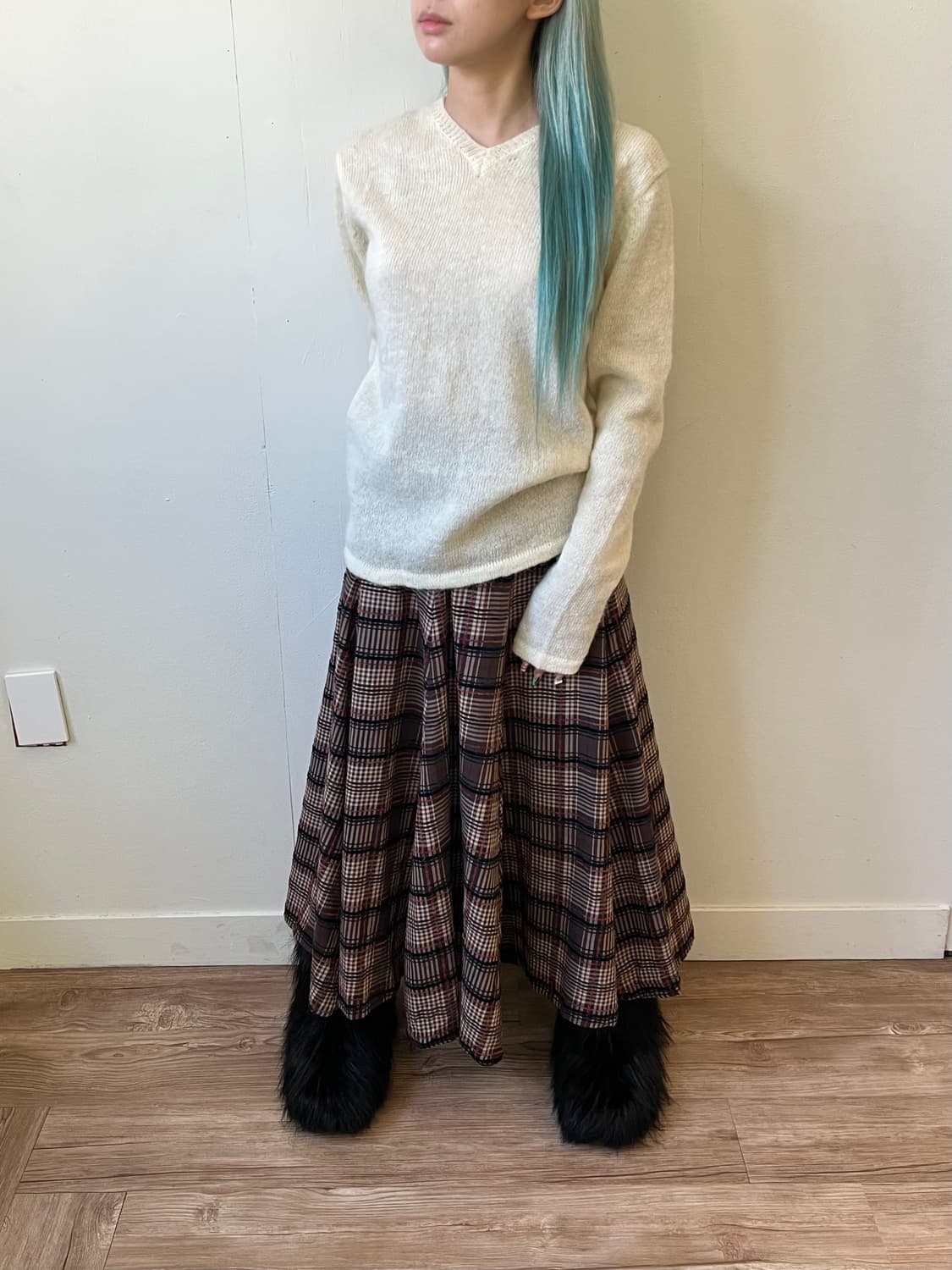 MORGAN 크림 터틀넥 상품이미지5