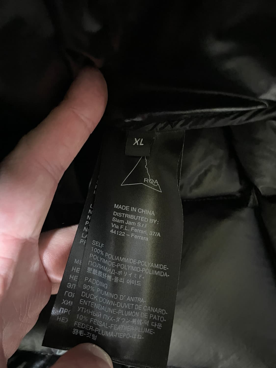 [XL] 로아하이킹 라이트 다운 자켓 블랙 상품이미지8