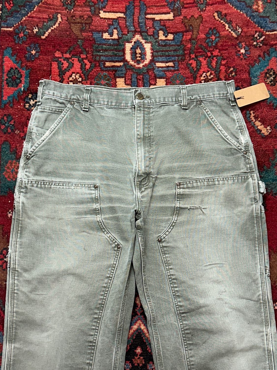 OG 칼하트 B136 더블니 MOS 칼하트 썩블니 모스그린 상품이미지5